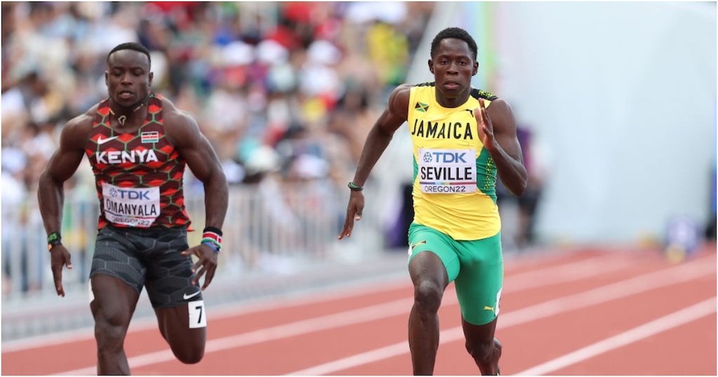 Omanyala Knocked Out of Oregon Race