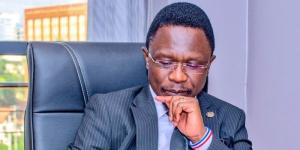 Sports CS Ababu Namwamba at his office in Nairobi on December 17, 2022.