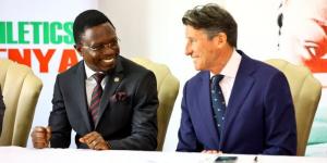 Ababu Namwamba and Sebastian Coe