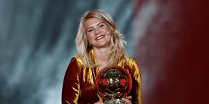 winner of the 2018 Ballon d'Or, Ada Hegerberg.