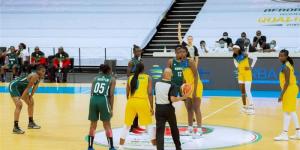 An undated photo of Kenyan players and their Rwandan counterparts in action in a past basketball match. 
