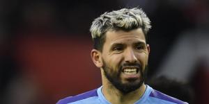 Sergio Aguero in a past match