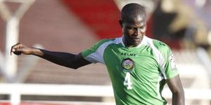 Anthony Akumu takes part in a past Harambee Stars training session.