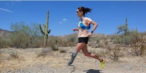 American-based long-distance runner Jacky Hunt-Broersma during a past training session.