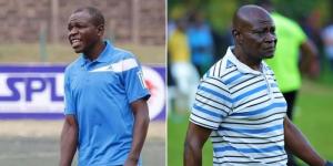 Collage image of the recently appointed Wazito FC coach Charles Odera (left) and his predecessor Paul Nkata (right).