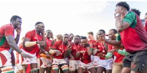 Kenya Under 20 players celebrate a recent victory.