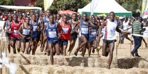 Athletes take part at the 2019 World Cross Country Championships in Eldoret in  2019.