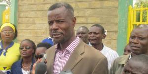 Webuye West MP Dan Wanyama Sitati addresses a press conference on May 9, 2018 in Bungoma County.