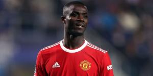 Eric Bailly in action for Manchester United in a past match.