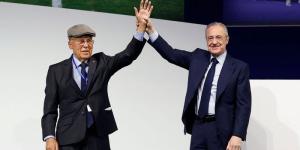 Florentino Pérez and Amancio Amaro