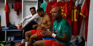 Ghana captain André Ayew addressing team mates after their 1-0 victory against Nicaragua on September 27, 2022 in Spain.
