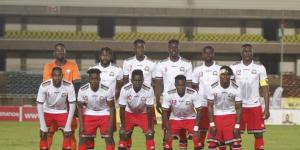 Harambee Stars players pose for a group photo in a past match.