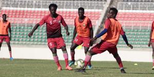 Harambee Stars training at Nyayo stadium