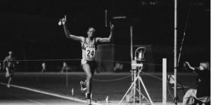 Kenyan runner Henry Rono taking part in a race in London in 1979.