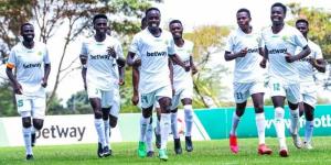 Kariobangi Sharks players celebrate a goal at a past FKF Premier League match 2021