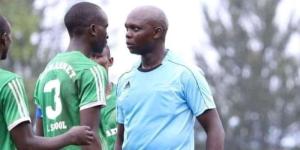 Kabarnet Boys High School player having a chat with the referee on September 11, 2022 at Nakuru Boys High School.