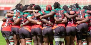 Kenya Lionesses players getting ready for a match in the past. 