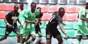 Kenya and South Sudan players in action at the International Hockey Federation (IHF) Zone five tournament on October 26, 2022 at Nyayo National Stadium.