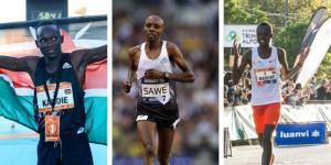 Kibiwott Kandie, Sabastian Sawe and Daniel Mateiko