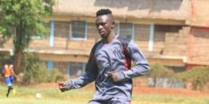 Mathare United player Mark Khwasira takes part in a past training session.