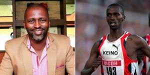 Collage image of retired Kenyan athlete Martin Keino.