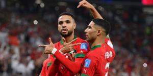 Moroccan players celebrate a goal against Croatia on Saturday, December 17, 2022 in Qatar.