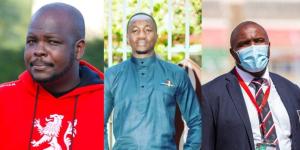 A collage image of Ian Mugambi (L), Leslie Mwangale (M) and Moses Ndale (R).
