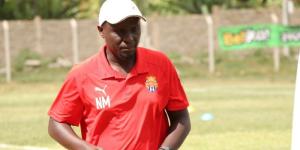 Nairobi City Stars manager Nicholas Muyoti closely following a previous match in Nairobi. 