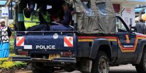 An undated photo of a police car in Kenya.