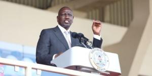 President William Ruto addresses Kenyans during the 2022 Jamhuri Day held at the Nyayo National Stadium on Monday, December 12.