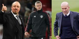 Rafa Benitez Ole Gunnar Solksjaer Zinedine Zidane