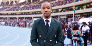 Citizen TV news presenter Rashid Abdalla poses for a photo at Kasarani Stadium on September 13, 2022.