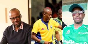 A collage image of Gor Mahia CEO Raymond Oruo