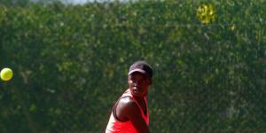 Roselida Asumwa in a ITF tournament held on August 5, 2019.