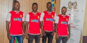 Police FC new signings at an unveiling ceremony in Nairobi on July 19, 2022.
