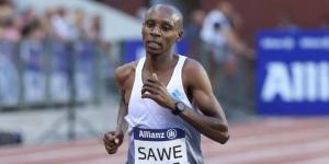 Kenyan runner Sebastian Kimaru Sawe in action in a past race.