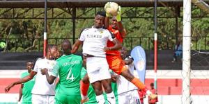 Tusker FC and Gor Mahia players vie for the ball during a past Kenya Premier League match in Nairobi.