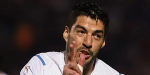 Luis Suarez during Uruguay vs Chile match