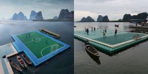 Thailand floating pitch