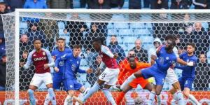 Chelsea FC and Aston Villa FC players in action in a past English Premier League match.