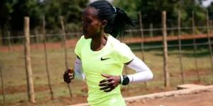 Faith Chepngetich Kipyegon taking part in a past training session.