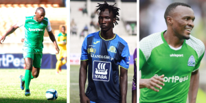 Dennis Oliech, Jacques Tuyisenge and  Shafik Batambuze