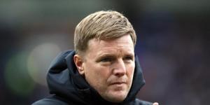 Eddie Howe the newly appointed Newcastle Manager 