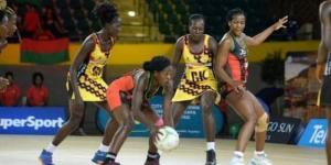 Malawi Queens vs Uganda in a previous netball championship match