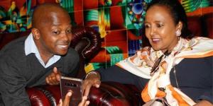 Nick Mwendwa(left) together with Sports Cabinet Secretary Amina Mohammed at a past event