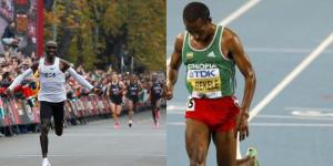 Kipchoge and Bekele
