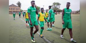 Gor Mahia players training ahead of their match against for the CAF match away in Congo on Sunday, November 27.