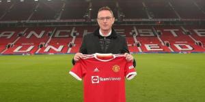 Manchester United interim manager Ralf Rangnick at Old Trafford