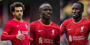 Mohamed Salah(left) , Sadio Mane(centre) and Naby Keita(right) 