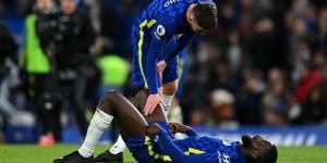 Chelsea players after their 2-2 draw with Liverpool on January 2, 2022.